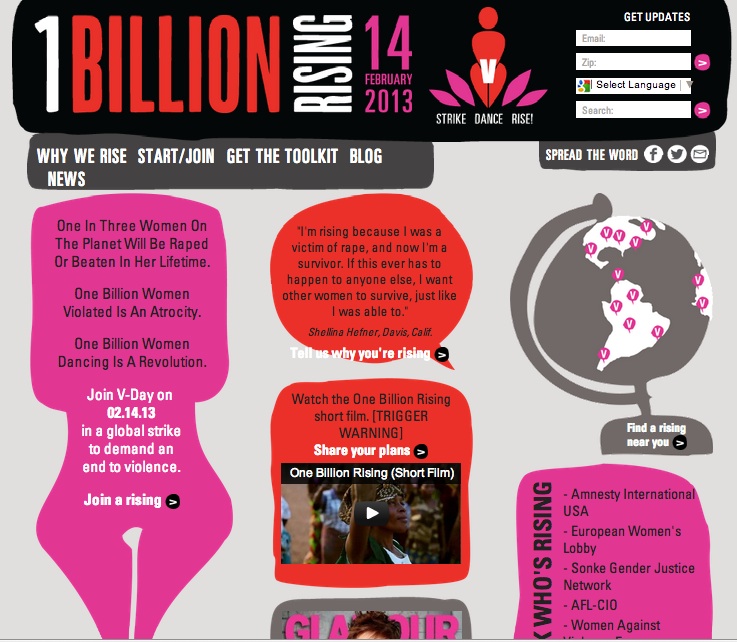 Screenshot of OBR website, Dec 29, 2012