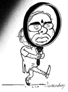 Cartoon from The Hindu, Feb 8, 2013