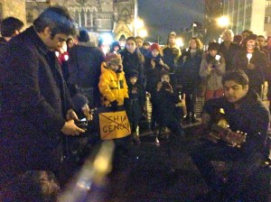 Haris Haroon, a student from Lahore at Berklee College of Music performed the piece he wrote after the attacks in Quetta