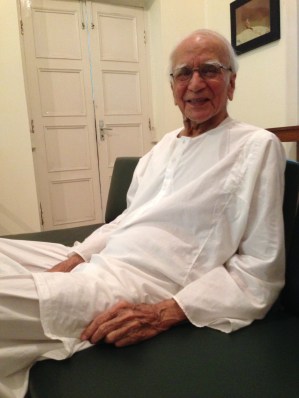 Dr Mubashir Hasan, Lahore, 2013: A Southasian vision. Photo: Beena Sarwar