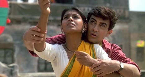 Nandita Das and Amir Khan in 1947 Earth