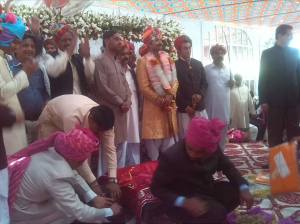 Tikka ceremony, Amarkot, Dec 7, 2014. Photo: Sadaf Aijaz