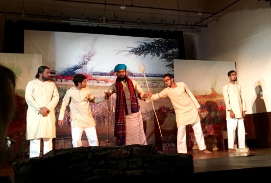 Opening scene from 'Dagh Dagh Ujala', at Grace Vision Church, Watertown MA, Oct 24, 2015. 