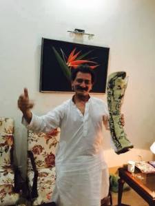 Haider-off with the cast